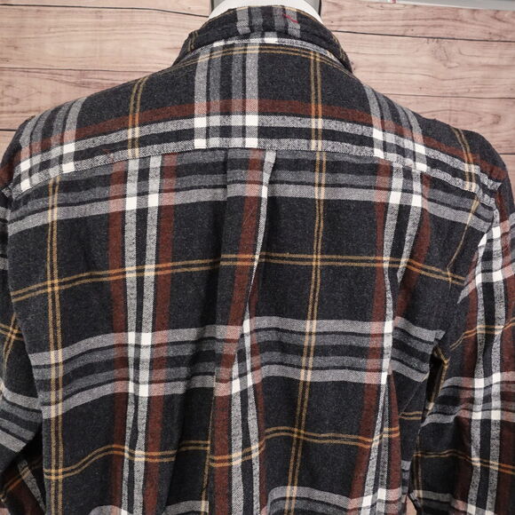 ST JOHN'S BAY PLAID FLANNEL BUTTON DOWN SHIRT MENS SIZE XL - Picture 5 of 6